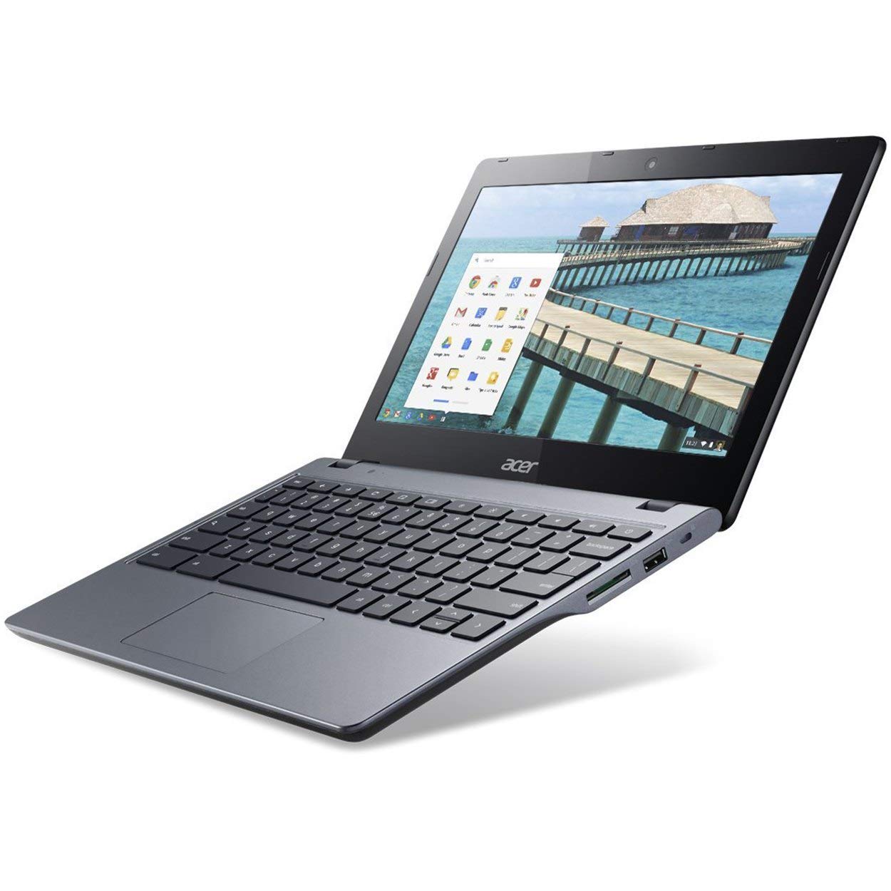 Acer Chromebook 11.6″ Intel Celeron 1.5 GHz, 4GB RAM, 16 GB SSD |C740-C4PE (Renewed)
