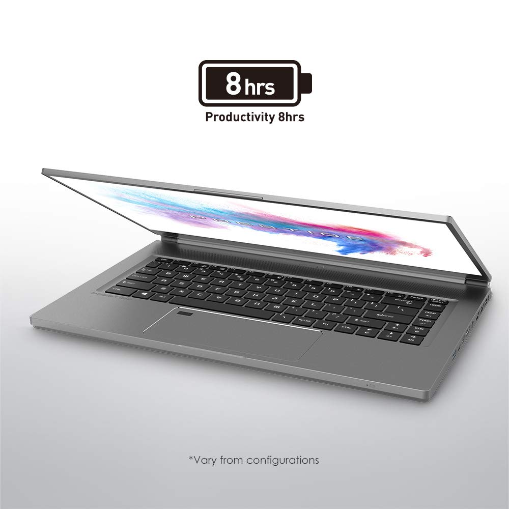 MSI P65 Creator-1084 15.6″ 4K UHD Display, Ultra-Thin and Light, RTX Studio Laptop, Intel Core i7-9750H, GeForce RTX 2060, 32GB DDR4, 1TB Teton Glacier SSD, Win10PRO, VR Ready