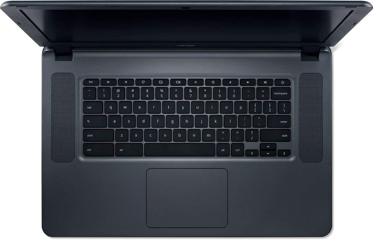 Acer Chromebook 15 15.6″ HD Laptop Notebook, Celeron N3060, 4GB RAM, 16GB eMMC, Intel HD Graphics 400, 720 HD Webcam with HRD, Gray W/ Accessories