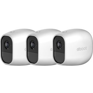 Silicone Skins Cover Protective Skin for Arlo Pro, Arlo Pro 2 Smart Security Wire-Free Cameras (3 Pack, White)