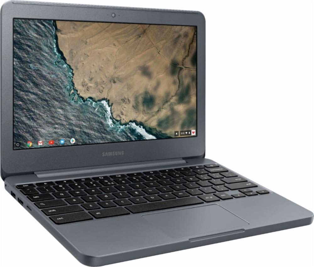 Samsung 11.6″ HD (1366 X 768) Energy-Efficient LED Backlight Chromebook | Intel Celeron Processor N3060 | 4GB Memory | 32GB EMMC Flash Memory | MicroSD Card | Wireless-AC | Chrome OS | Night Charcoal