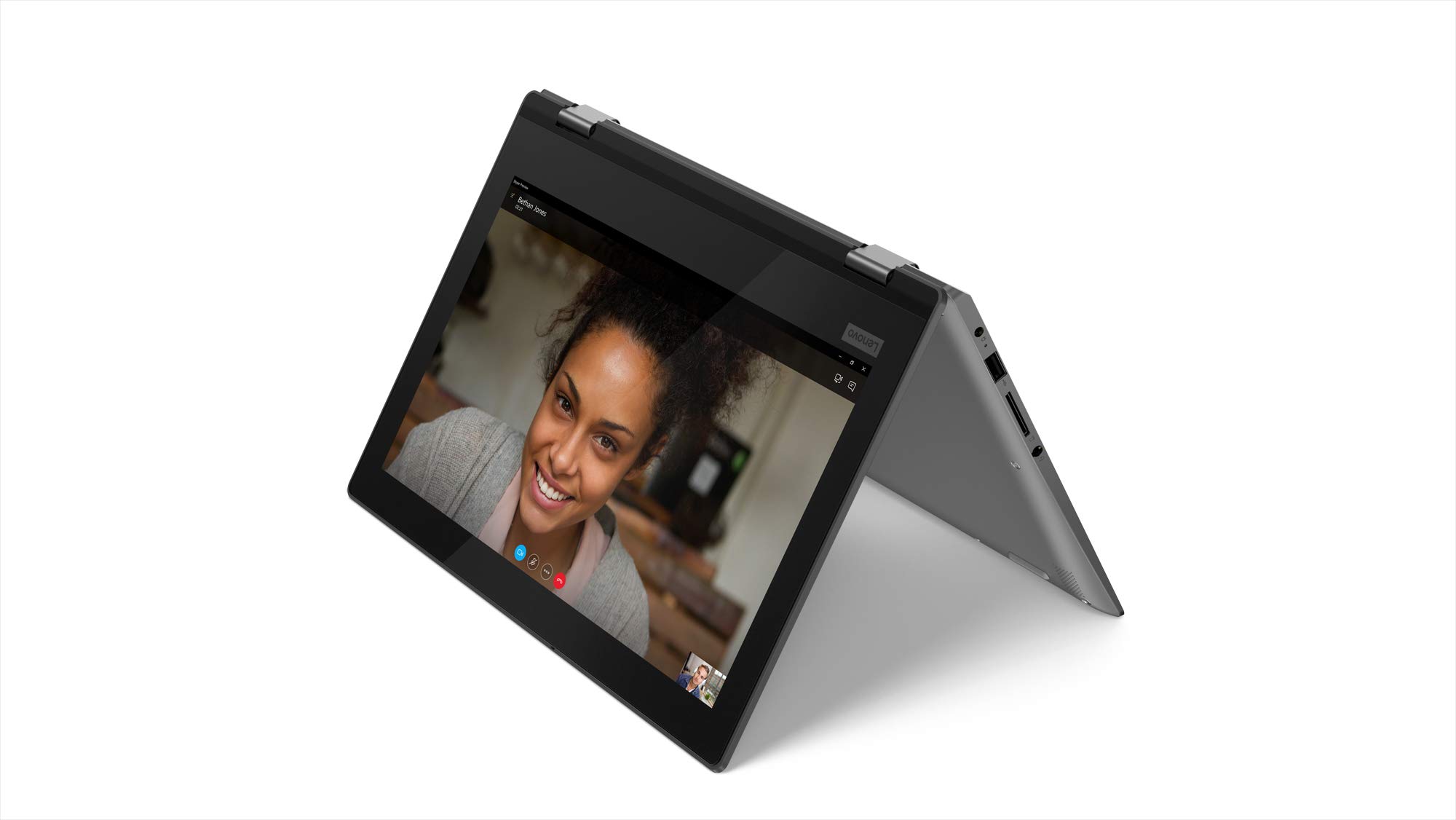 Lenovo Flex 11 2-in-1 Convertible Laptop, 11.6 Inch HD Touchscreen Display, Intel Pentium Silver N5000 Processor, 4GB DDR4, 64 GB eMMC, Windows 10 in S mode, 81A70006US, Mineral Gray