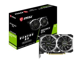 MSI Gaming GeForce GTX 1650 Super 128-Bit HDMI/DP/DVI 4GB GDRR6 HDCP Support DirectX 12 Dual Fan VR Ready OC Graphics Card (GTX 1650 Super Ventus XS OC)