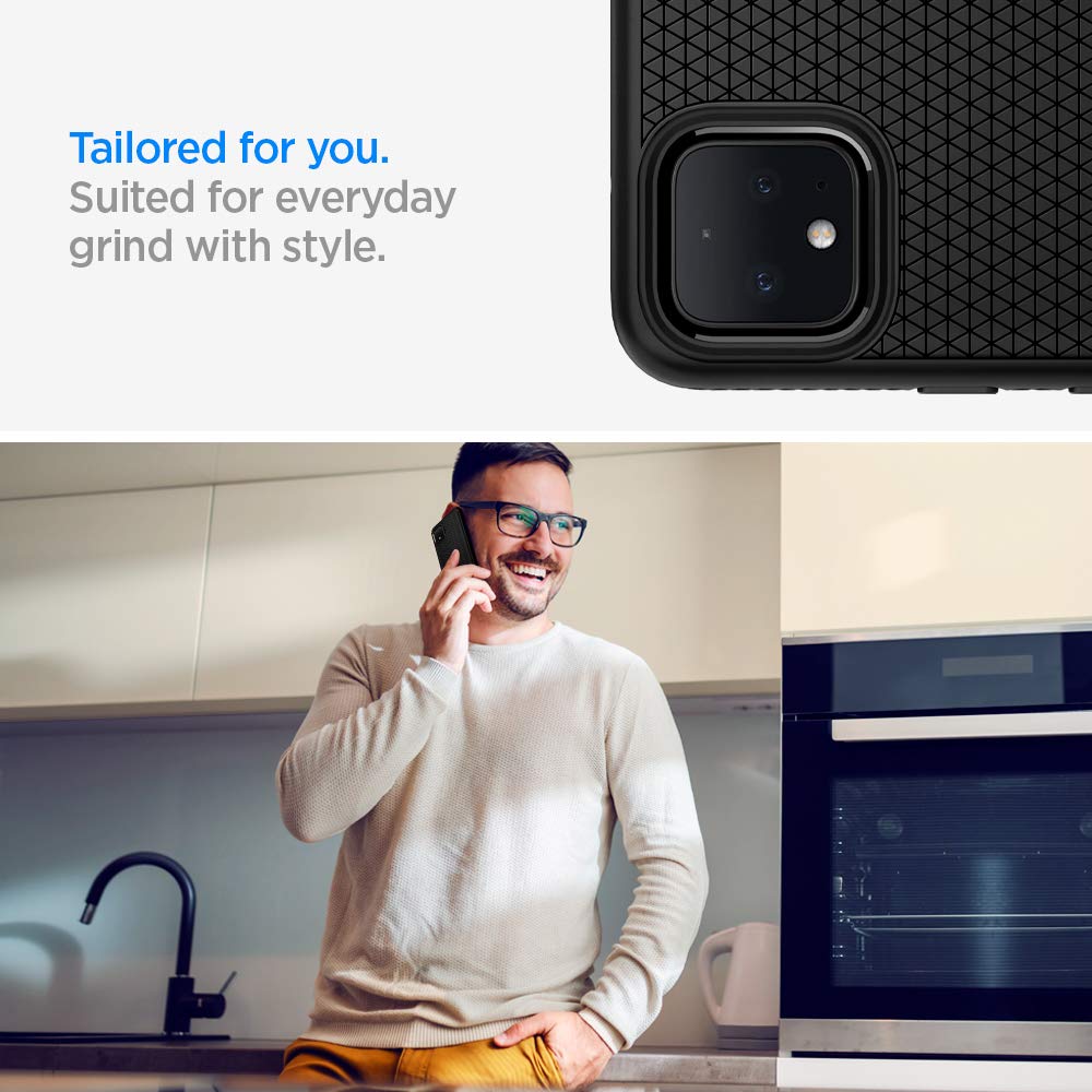 Spigen Liquid Air Armor Designed for Google Pixel 4 XL Case (2019) – Matte Black