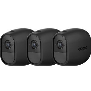 Silicone Skins Cover Protective Skin for Arlo Pro, Arlo Pro 2 Smart Security Wire-Free Cameras (3 Pack, Black)
