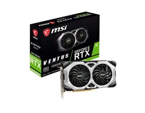 MSI Gaming GeForce RTX 2060 Super 8GB GDRR6 256-Bit HDMI/DP G-Sync Turing Architecture Overclocked Graphics Card (RTX 2060 Super Ventus GP OC)
