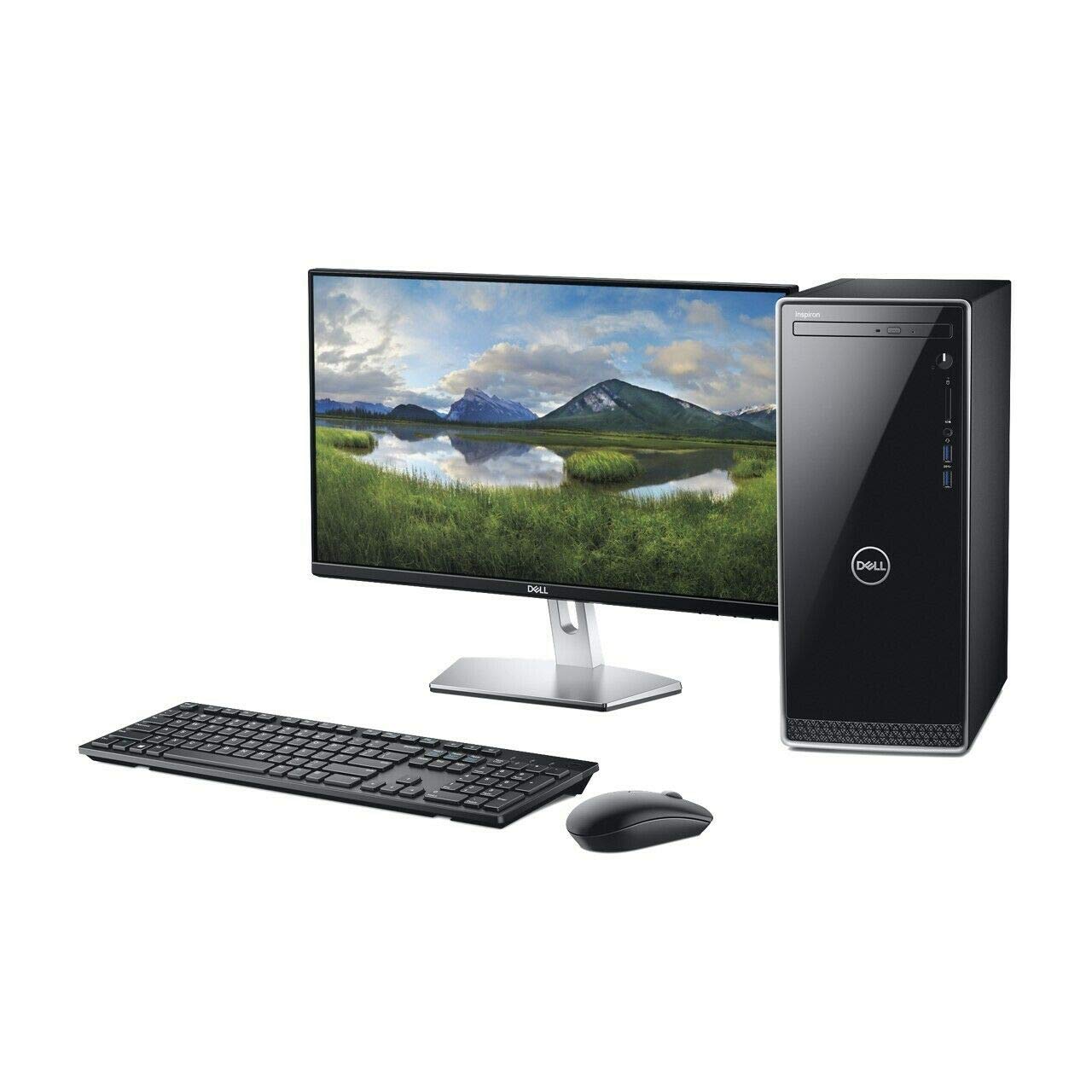 Premium_Dell Inspiron Desktop- i7-9700- 8GB RAM- NVIDIA GTX 1050Ti- 128GB SSD+1TB HDD, VGA, HDMI, DVD R/W, Multi-Card Reader, USB 3.1, WiFi, Bluetooth, Win 10