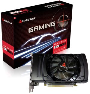Biostar Radeon RX 550 4GB GDDR5 128-Bit DirectX 12 PCI Express 3.0 x16 DVI-D Dual Link, HDMI, DisplayPort, Gaming Edition (640SP)