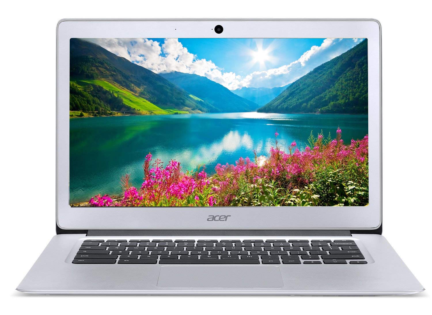 Acer Chromebook 14 CB3-431-12K1 14″ Chromebook – 1366 x 768 – Atom x5 E8000-4 GB RAM – 32 GB Flash Memory – Sparkly Silver – Chrome OS – Intel HD Graphics – ComfyView – English (US) Keyboard –