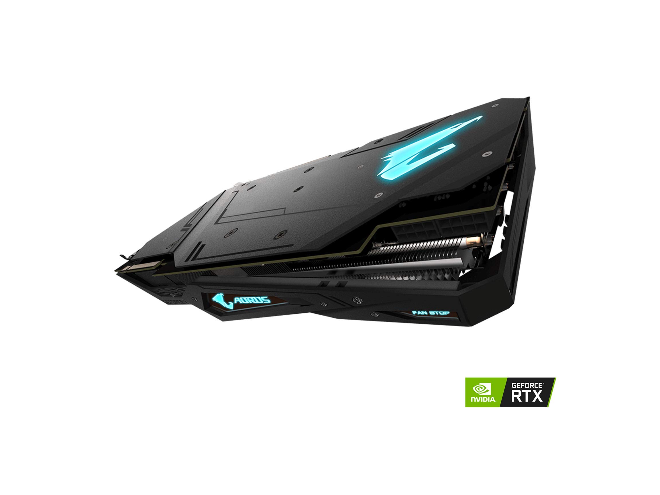 Gigabyte AORUS GeForce RTX 2080 Xtreme 8G Graphics Card, 3X Stacked Windforce Fans, 8GB 256-Bit GDDR6, GV-N2080AORUS X-8GC Video Card