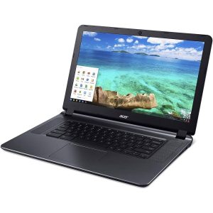 Acer CB3-532 15.6″ HD Chromebook with 3x Faster WiFi, Intel Dual-Core Celeron N3060 upto 2.48GHz, 2GB RAM, 16GB SSD,HDMI,USB 3.0, Webcam, 12-Hrs Battery, Chrome OS (Renewed)