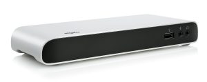 Elgato Thunderbolt 3 Dock – With 50 cm Thunderbolt cable, 40Gb/s, dual 4K support, 2x Thunderbolt 3 (USB-C), 3x USB 3.0, audio input and output, Gigabit Ethernet, aluminum chassis