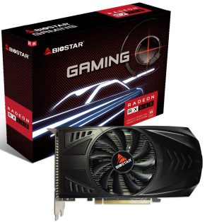 Biostar OC Gaming Radeon RX 560 4GB GDDR5 128-Bit DirectX 12 PCI Express 3.0 x16, DVI-D Dual Link, HDMI, DisplayPort and Vortex Cooling Fan