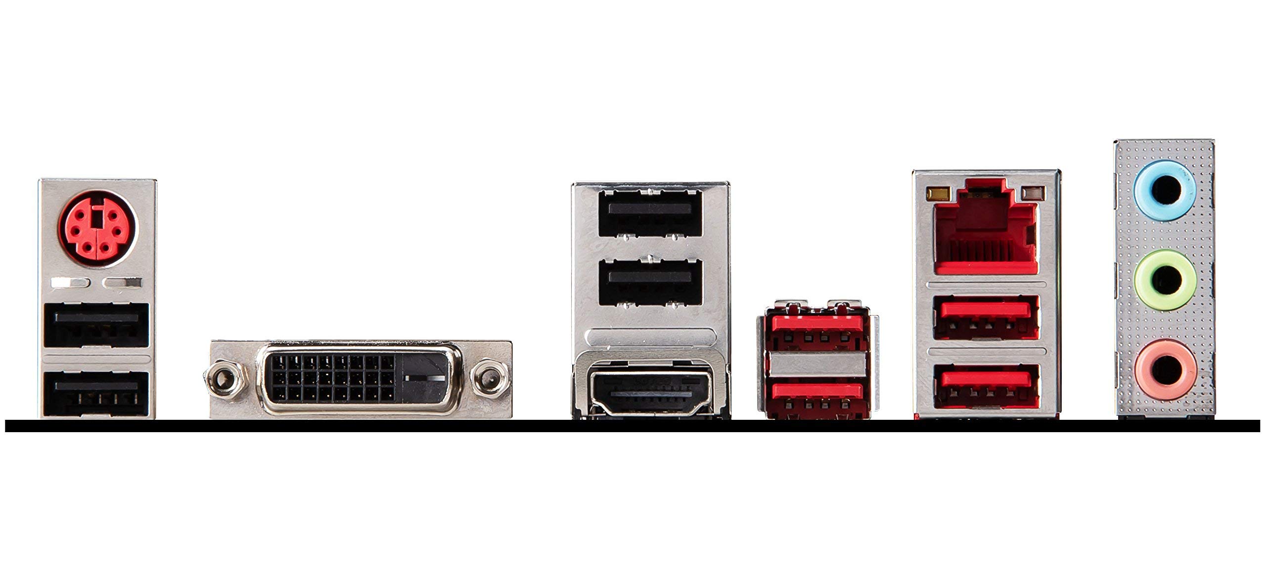 MSI Arsenal Gaming AMD Ryzen 1st and 2nd Gen AM4 M.2 USB 3 DDR4 DVI HDMI Micro-ATX Motherboard (B450M Bazooka) (Renewed)