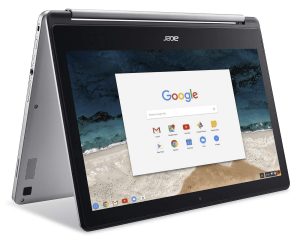 Acer R13 Chromebook 13.3′ 2-in-1 FHD IPS Touchscreen – Intel Quad-Core MediaTek MT8173C 2.1GHz, 4GB RAM, 64GB SSD, HDMI, Bluetooth, Chrome OS (Renewed)