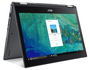 Acer Spin 3 SP314-51-59NM, 14″ Full HD IPS Touch, 8th Gen Intel Core i5-8250U, Alexa Built-in, 8GB DDR4, 256GB SSD, Steel Gray