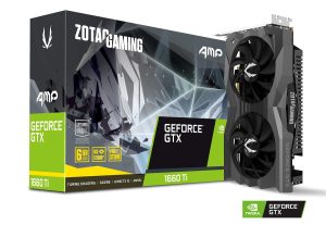 ZOTAC Gaming GeForce GTX 1660 Ti AMP 6GB GDDR6 192-bit Graphics Card Super Compact IceStorm 2.0 Cooling – ZT-T16610D-10M