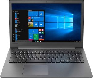 Lenovo 130-15AST 15.6″ Laptop AMD A9-Series, 4GB DDR4 RAM, 128GB SSD, Wi-Fi, HDMI, Bluetooth, Windows 10, Black