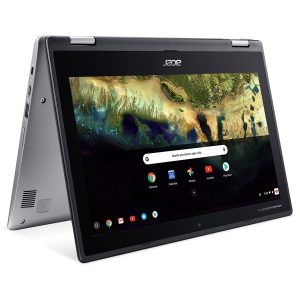 Acer Chromebook Spin 11 Convertible Laptop, Celeron N3350, 11.6″ HD Touch, 4GB DDR4, 32GB eMMC