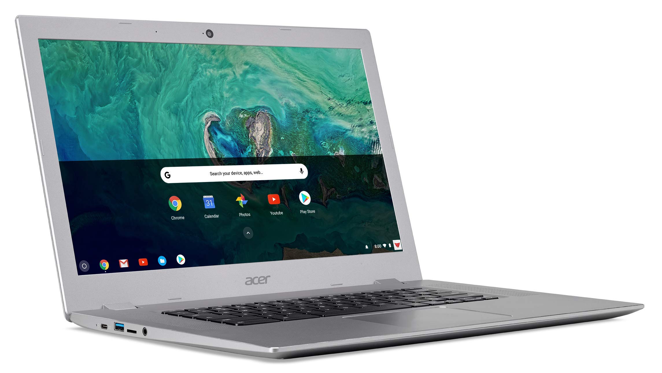 Acer Chromebook 15.6″ IPS Full HD Intel Celeron N3350 1.10 GHz 4GB LPDDR4 32GB Flash Memory HDR Webcam Chrome OS