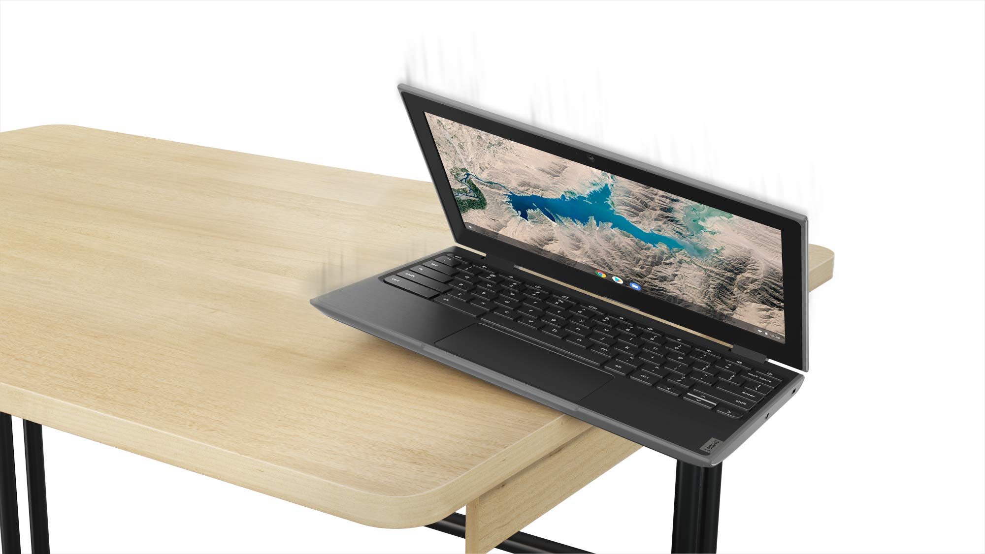 Lenovo 100E Chromebook 2ND Gen Laptop, 11.6″ HD (1366 X 768) Display, MediaTek MT8173C Processor, 4GB LPDDR3 RAM, 16GB eMMC TLC SSD, Powervr GX6250, Chrome OS, 81QB000AUS, Black