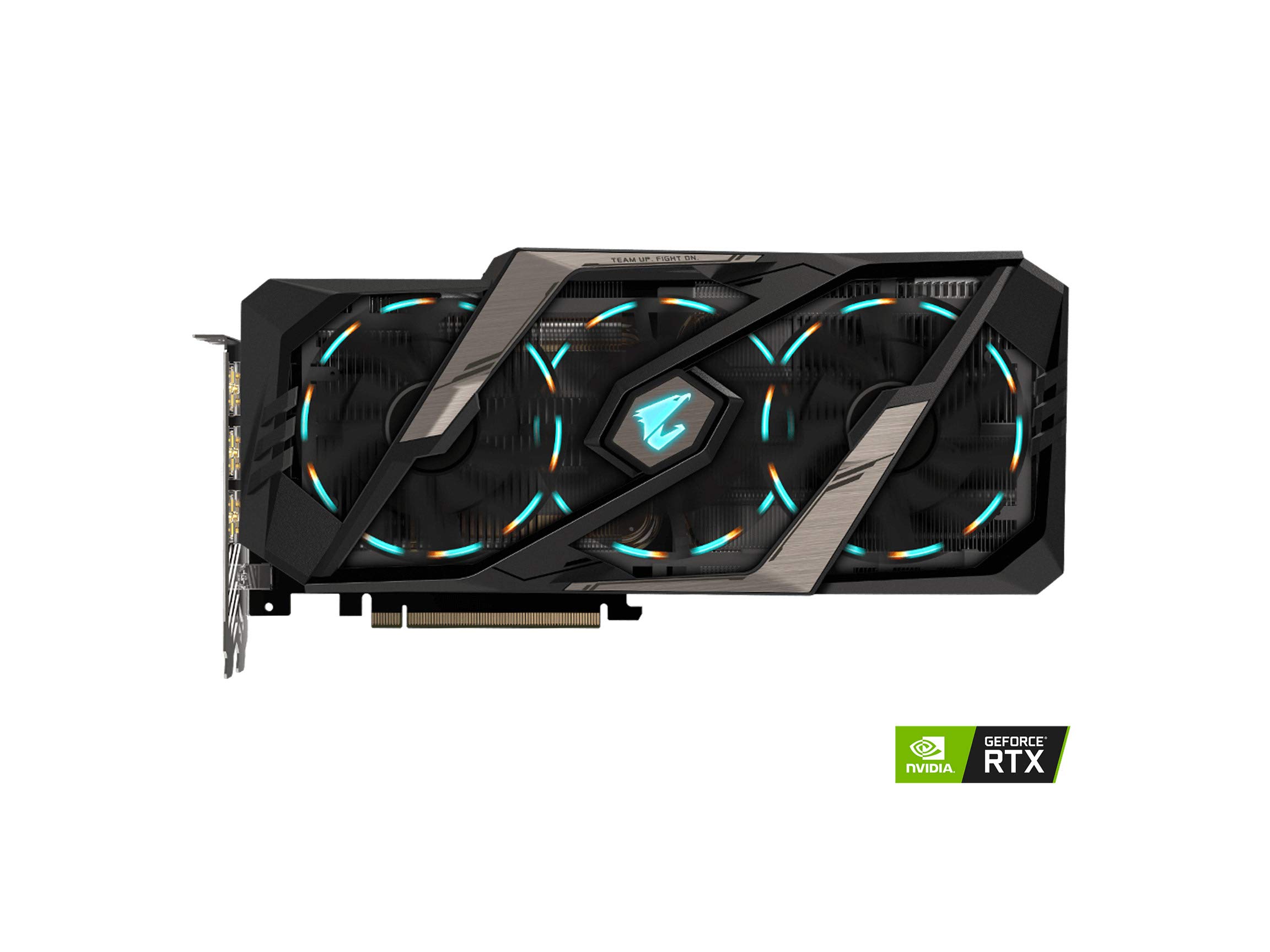 Gigabyte AORUS GeForce RTX 2080 Xtreme 8G Graphics Card, 3X Stacked Windforce Fans, 8GB 256-Bit GDDR6, GV-N2080AORUS X-8GC Video Card