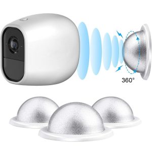Security Wall Mount, Skylety Metal Magnetic Mount for Magnetic Arlo, Arlo Pro, Arlo Pro 2, White, Arlo Accessories (3 Pack)