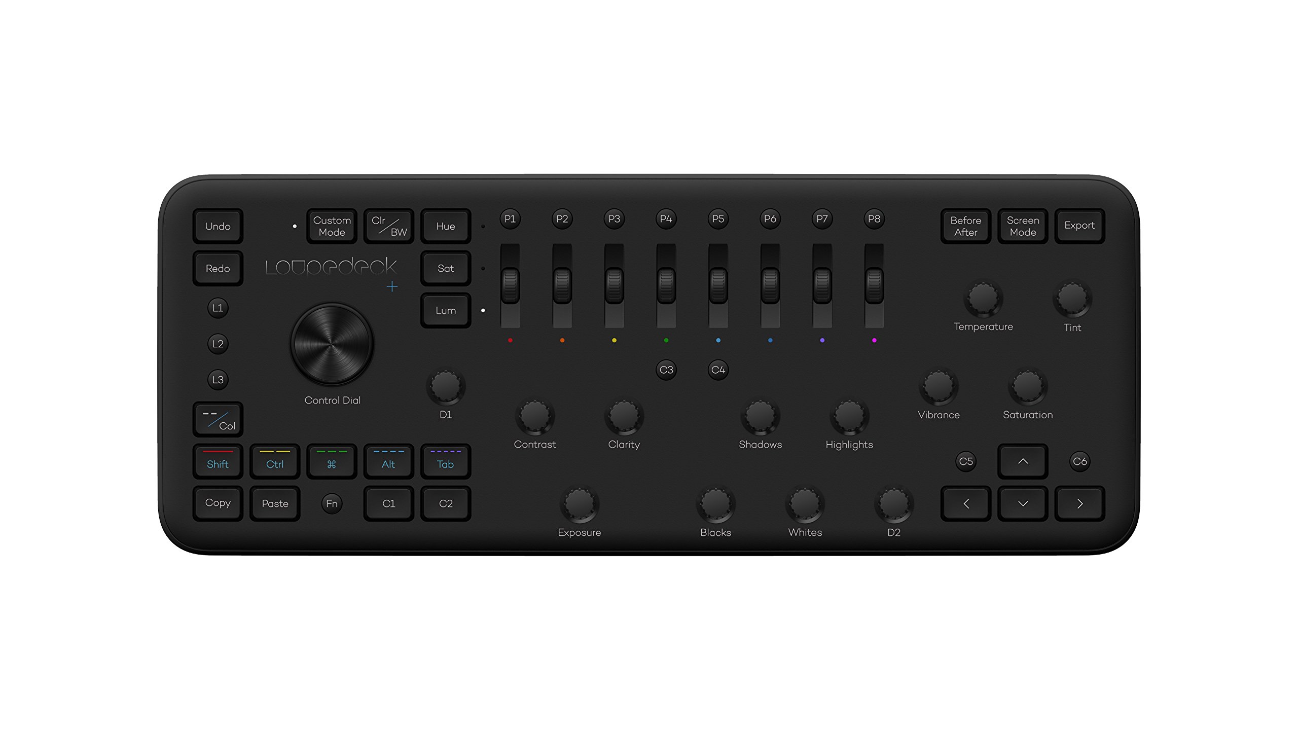 Loupedeck+ The Photo and Video Editing Console for Lightroom Classic, Premiere Pro, Final Cut Pro, Photoshop with Camera Raw, After Effects, Audition and Aurora HDR