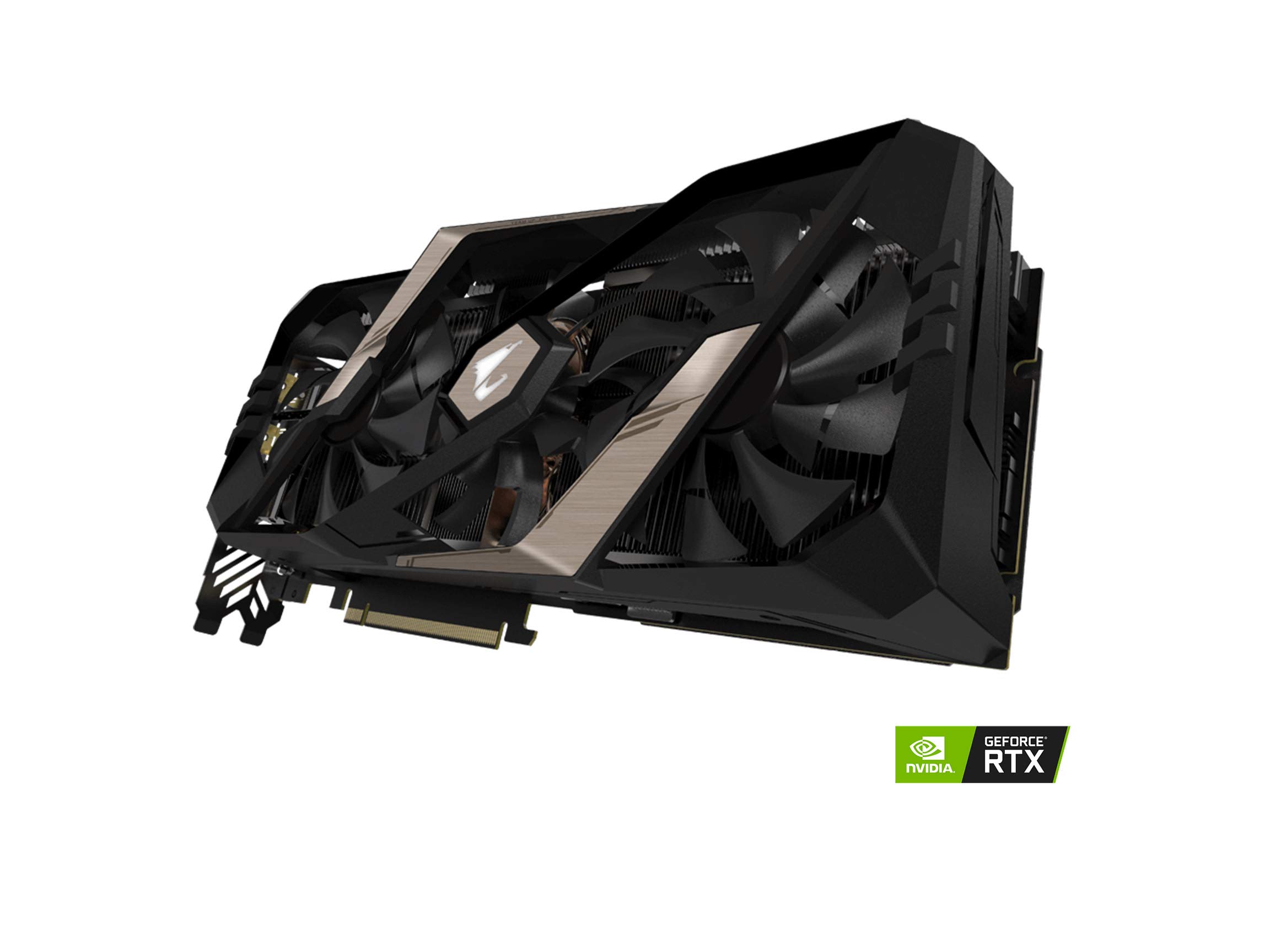 Gigabyte AORUS GeForce RTX 2080 Xtreme 8G Graphics Card, 3X Stacked Windforce Fans, 8GB 256-Bit GDDR6, GV-N2080AORUS X-8GC Video Card