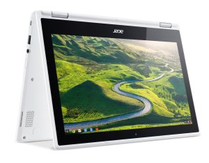 Acer Chromebook R11 Convertible, 11.6″ HD Touch, Intel Celeron, 2GB Memory, 32GB Storage, Google Chrome, CB5-132T-C32M