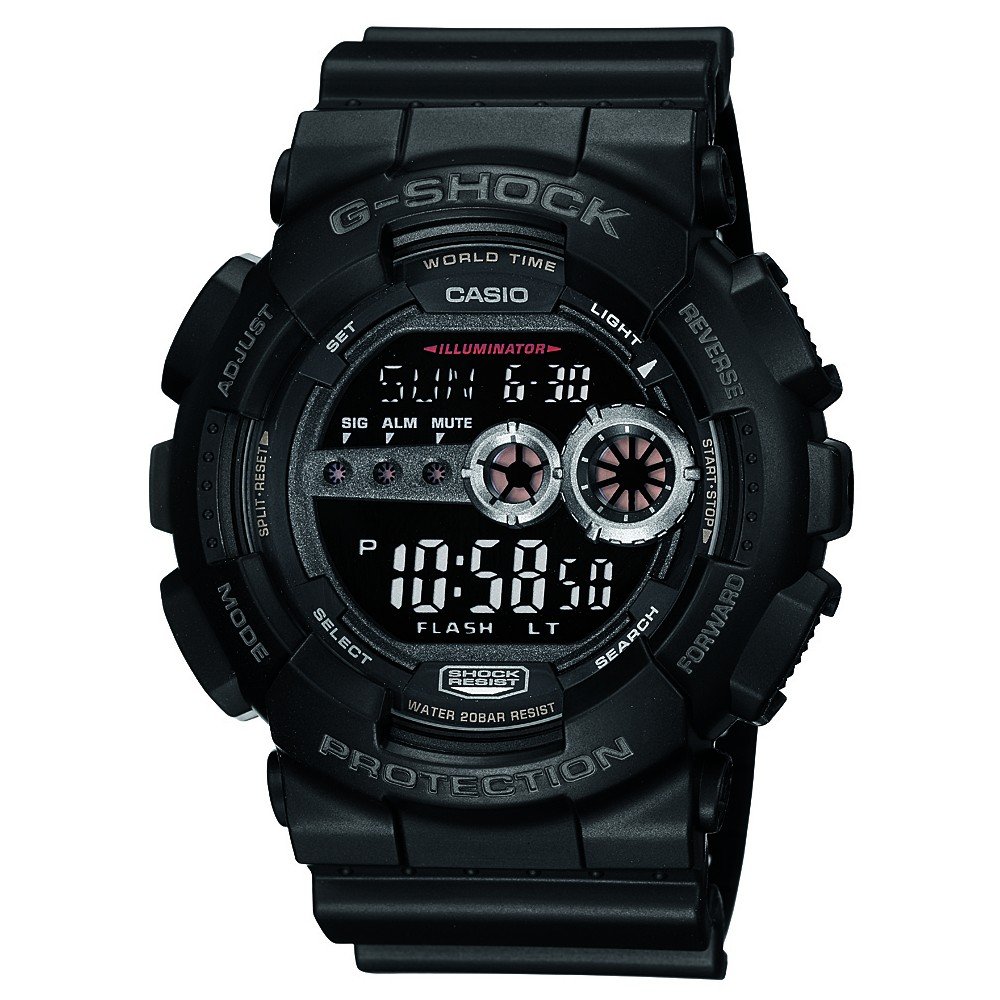 Casio Men’s GD100-1BCR G-Shock X-Large Black Multi-Functional Digital Sport W…