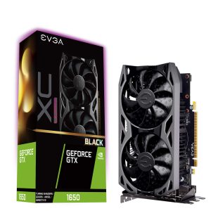 EVGA GeForce GTX 1650 XC Ultra Black Gaming, 4GB GDDR5, 04G-P4-1155-KR