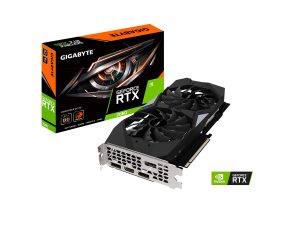 Gigabyte GeForce RTX 2060 Windforce OC 6G Graphics Card, 2X Windforce Fans, 6GB 192-bit GDDR6, GV-N2060WF2OC-6GD Video Card