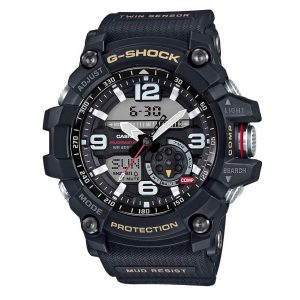 Casio Men’s G-Shock Master of G Mudmaster Twin Sensor Black Watch GG1000-1A