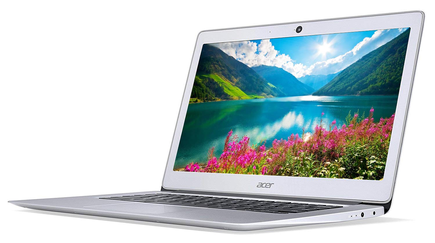 Acer Chromebook 14 CB3-431-12K1 14″ Chromebook – 1366 x 768 – Atom x5 E8000-4 GB RAM – 32 GB Flash Memory – Sparkly Silver – Chrome OS – Intel HD Graphics – ComfyView – English (US) Keyboard –