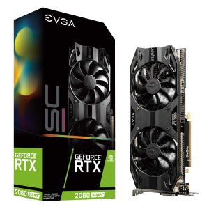 EVGA GeForce RTX 2060 Super SC Ultra Gaming, 08G-P4-3067-KR, 8GB GDDR6, Dual HDB Fans, Metal Backplate