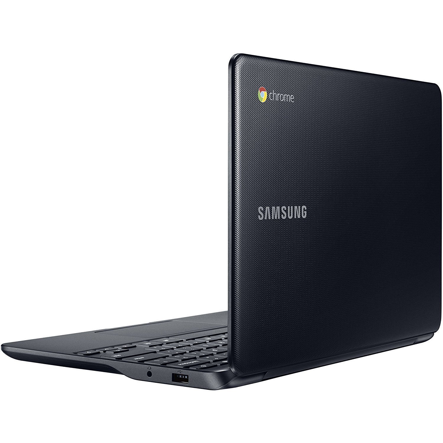 Samsung 11.6″ Chromebook with Intel N3060 up to 2.48GHz, 4GB Memory, 32GB eMMC Flash Memory, Bluetooth 4.0, USB 3.0, HDMI, Webcam, Chrome Operating System