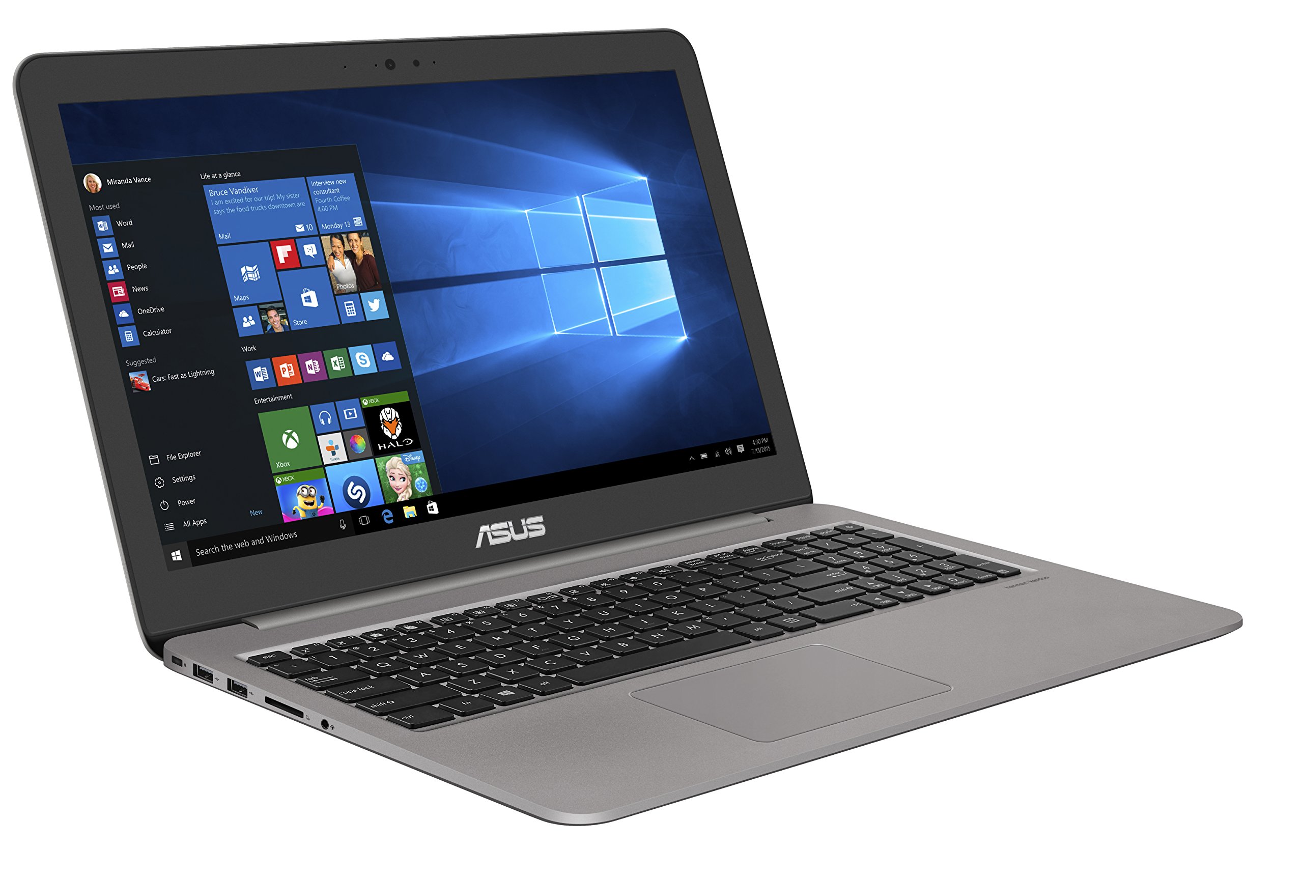 ASUS UX510UX-NH74 ZenBook 15 FHD UX510UX, Intel Core i7 Processor (up to 3.5GHz), 8GB DDR4, GeForce GTX 950M, 15.6″ Laptop