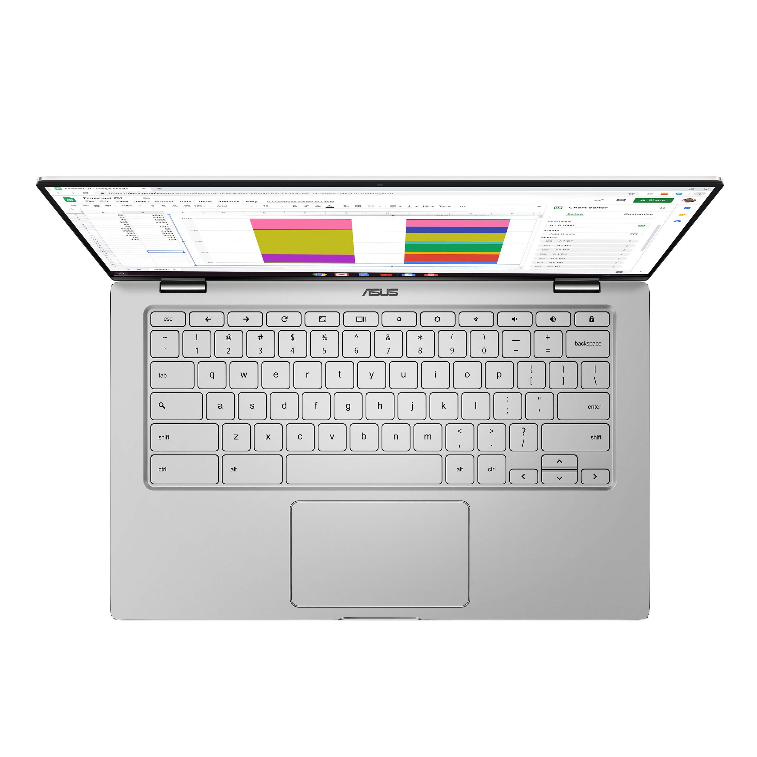Asus Chromebook Flip C434 2 in 1 Laptop, 14″ Touchscreen FHD 4-Way NanoEdge, Intel Core M3-8100Y Processor, 4GB RAM, 64GB eMMC Storage, All-Metal Body, Backlit KB, Silver, Chrome OS, C434TA-DSM4T