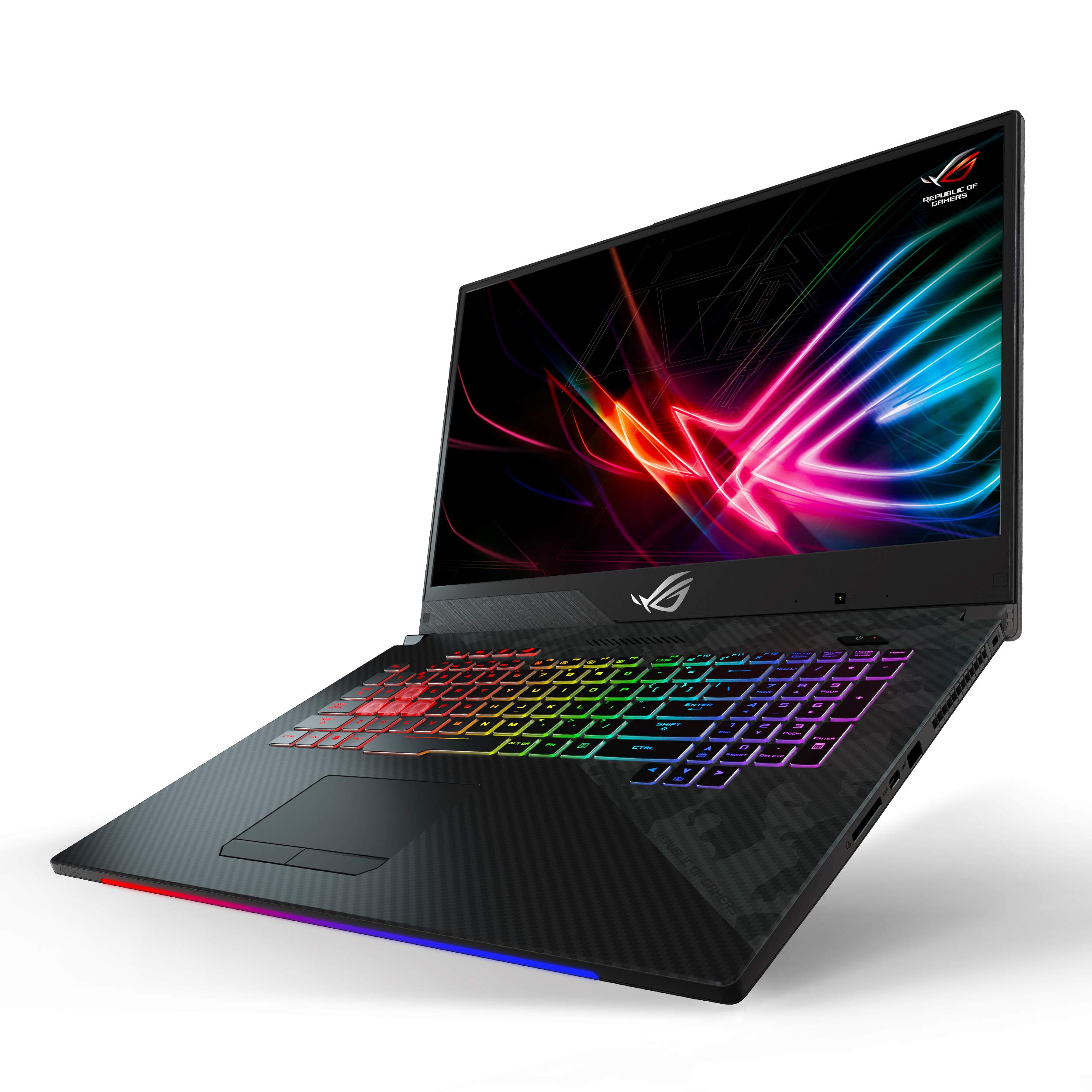 Asus ROG Strix Scar II Gaming Laptop, 17” 144Hz IPS-Type Full HD, NVIDIA GeForce RTX 2060 6GB, Intel Core i7-8750H, 16GB DDR4 RAM, 512GB PCIe SSD, RGB KB, Windows 10 – GL704GV-DS74