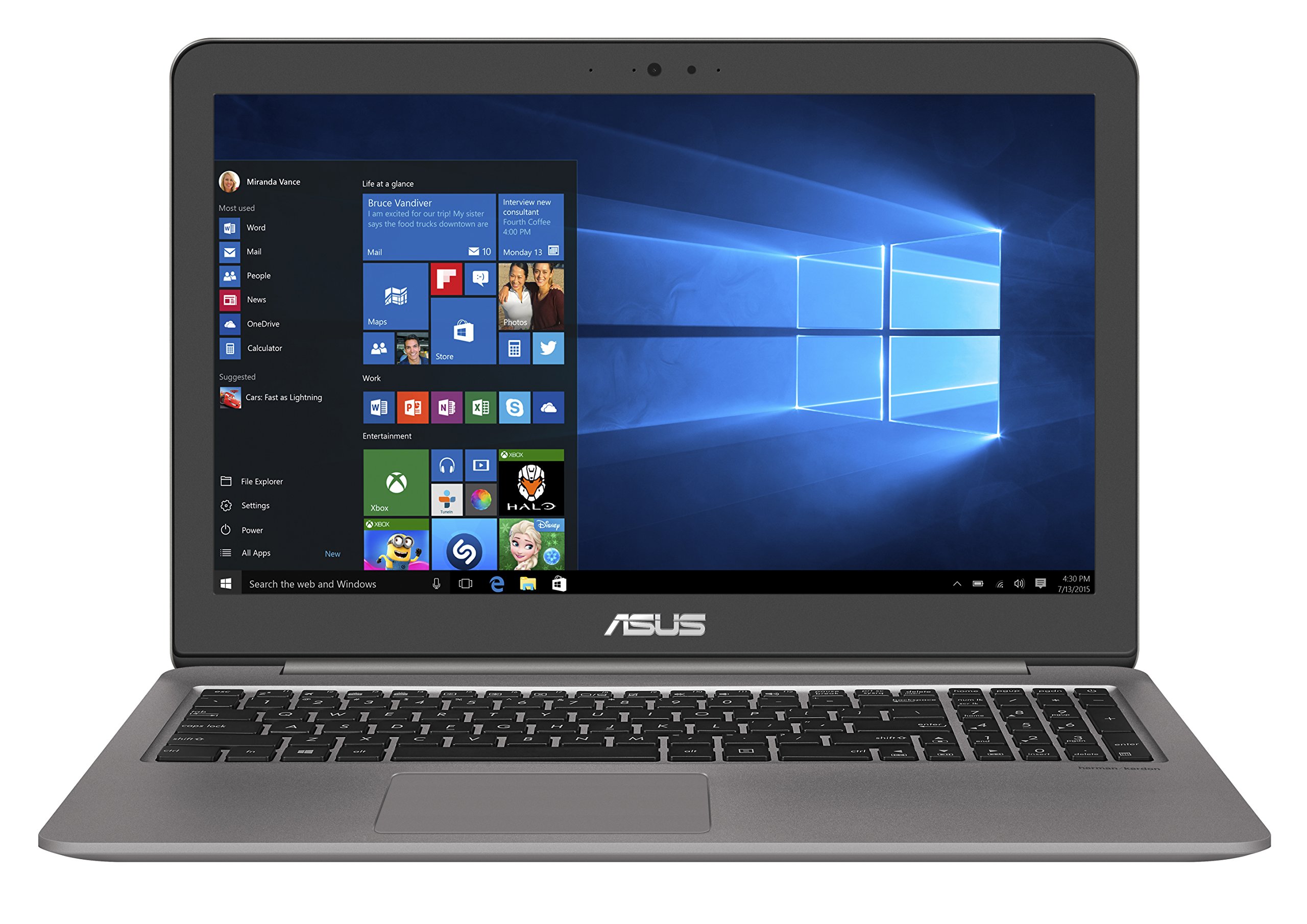 ASUS UX510UX-NH74 ZenBook 15 FHD UX510UX, Intel Core i7 Processor (up to 3.5GHz), 8GB DDR4, GeForce GTX 950M, 15.6″ Laptop