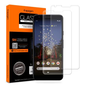 Spigen Tempered Glass Screen Protector Designed for Google Pixel 3a XL [2 Pack]