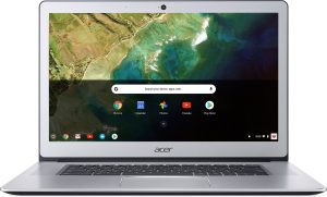 Acer Chromebook 15 CB515-1HT-P39B, Pentium N4200, 15.6″ Full HD Touch, 4GB LPDDR4, 32GB Storage, Pure Silver