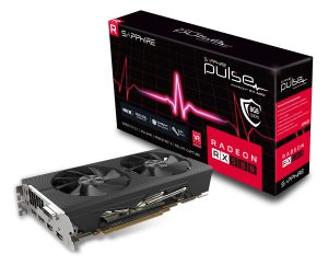 Sapphire Technology Technology Radeon 11265-05-20G Pulse RX 580 8GB GDDR5 Dual HDMI/ DVI-D/ Dual DP OC with Backplate (UEFI) PCI-E Graphics Card Graphic Cards