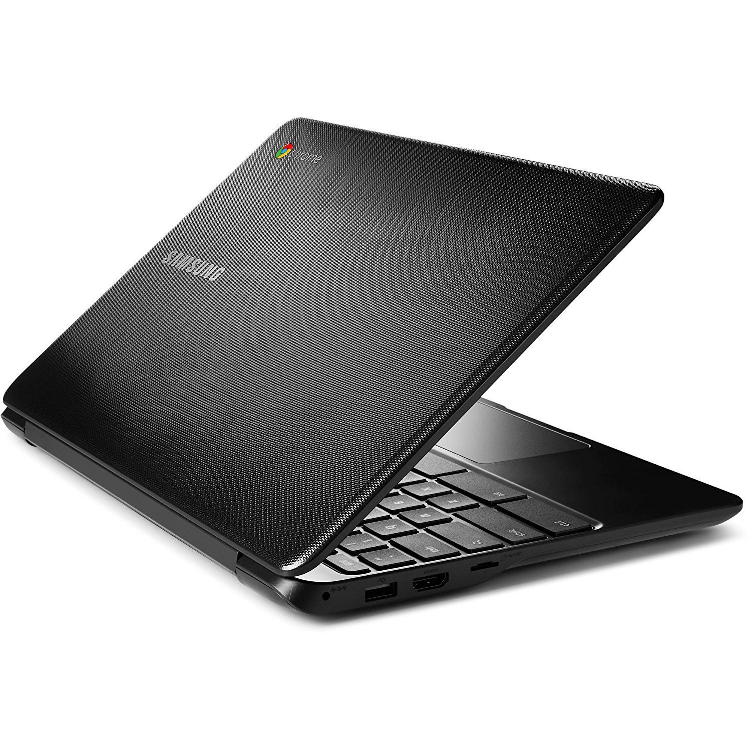 Samsung 11.6″ Chromebook with Intel N3060 up to 2.48GHz, 4GB Memory, 32GB eMMC Flash Memory, Bluetooth 4.0, USB 3.0, HDMI, Webcam, Chrome Operating System