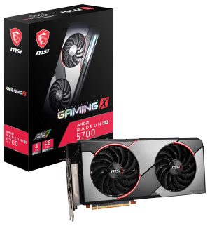 MSI Gaming Radeon Rx 5700 256-bit 8GB GDRR6 HDMI/DP HDCP Support DirectX 12 Dual Fan VR Ready Navi Architecture OC Graphics Card (RX 5700 Gaming X)
