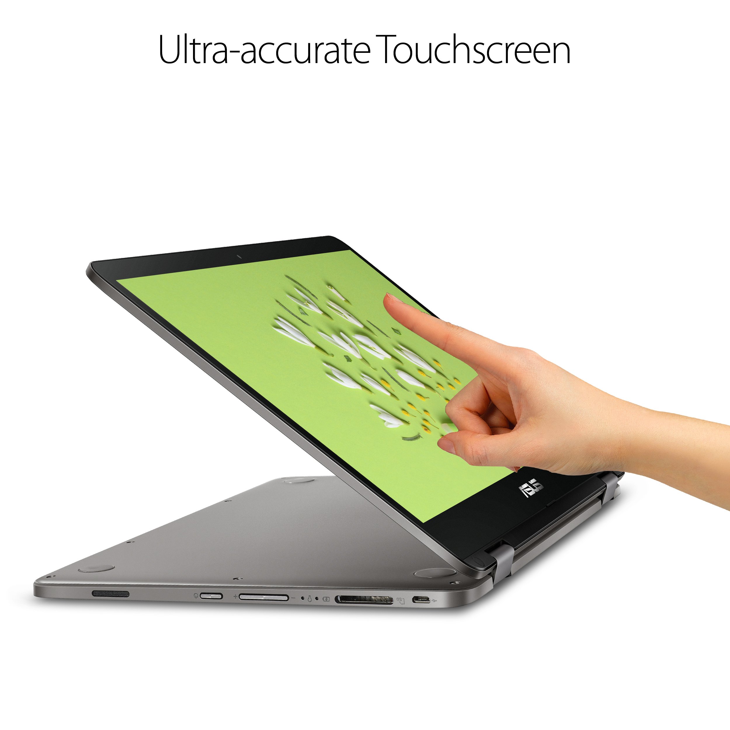 ASUS VivoBook Flip 14 Thin and Light 2-in-1 HD Touchscreen Laptop, Intel 2.6GHz Processor, 4GB RAM, 64GB Storage, Windows 10 in S Mode (Switchable to Win 10 Home), 1 Year Office 365 – J401MA-YS02