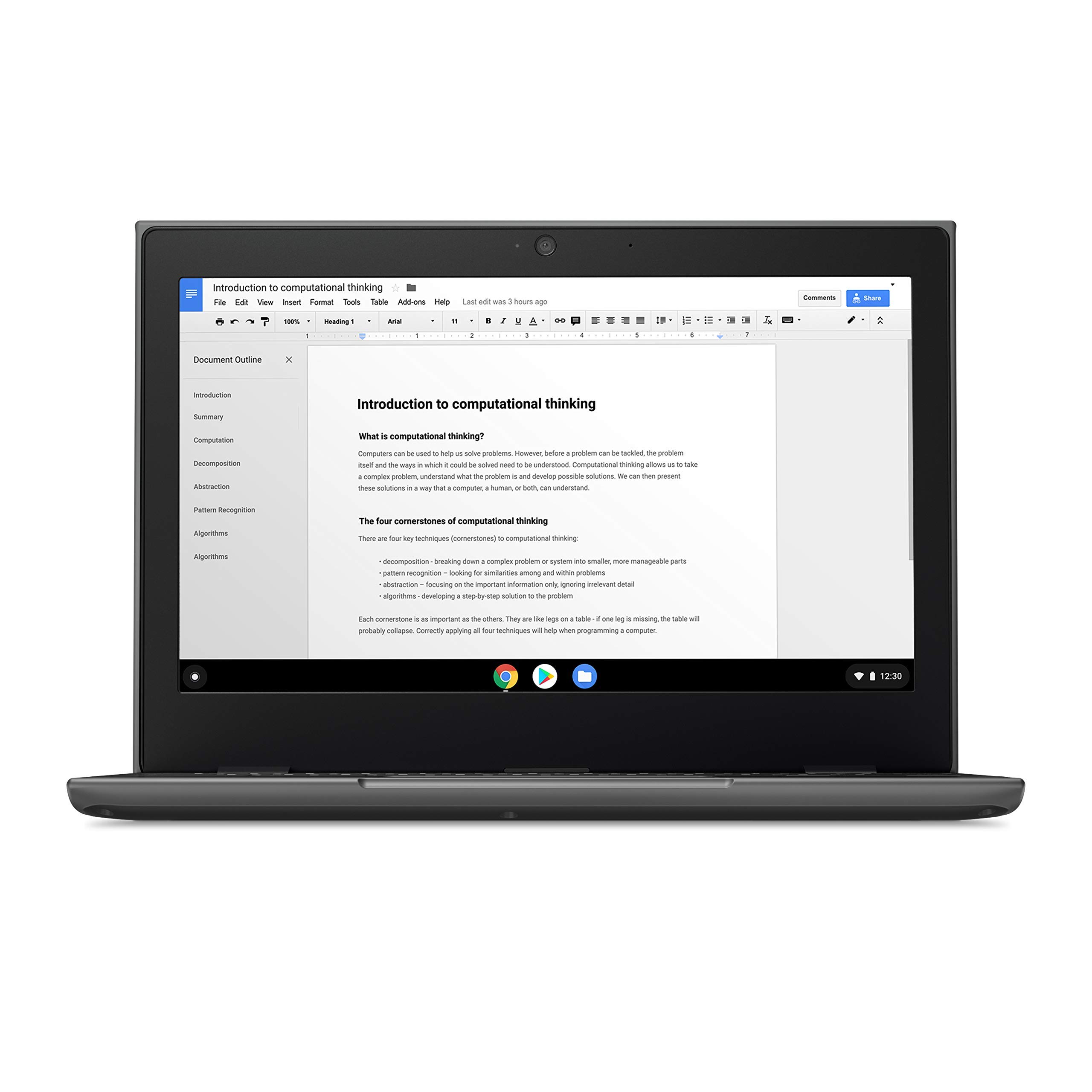 Lenovo 100E Chromebook 2ND Gen Laptop, 11.6″ HD (1366 X 768) Display, MediaTek MT8173C Processor, 4GB LPDDR3 RAM, 16GB eMMC TLC SSD, Powervr GX6250, Chrome OS, 81QB000AUS, Black (Renewed)