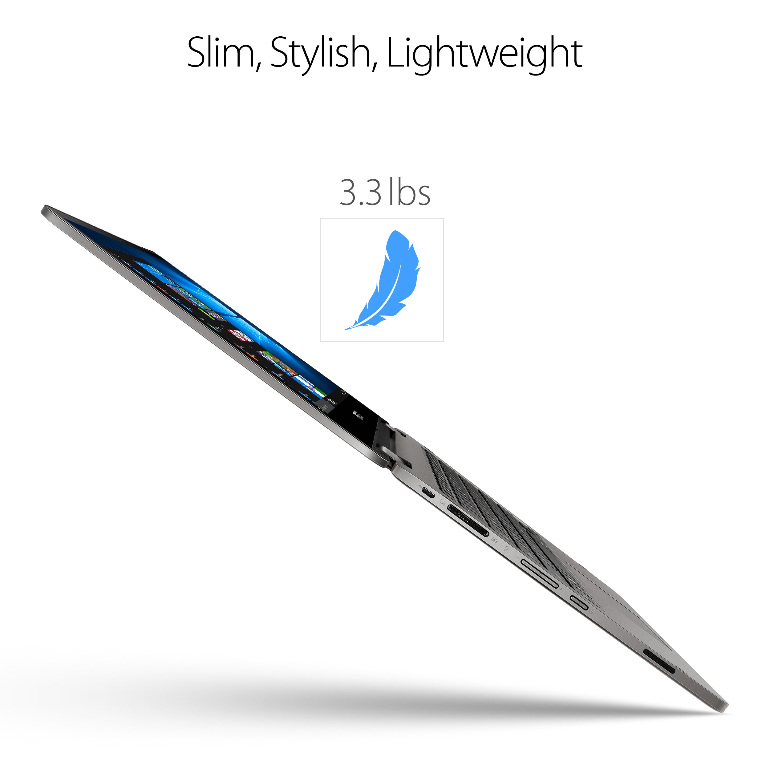 ASUS VivoBook Flip 14 Thin and Light 2-in-1 HD Touchscreen Laptop, Intel 2.6GHz Processor, 4GB RAM, 64GB Storage, Windows 10 in S Mode (Switchable to Win 10 Home), 1 Year Office 365 – J401MA-YS02