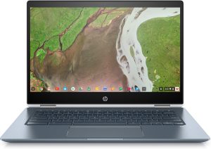 HP Chromebook x360 14-14″ FHD Touch – Core i3-8130u – 8GB – 64GB eMMC – White and Blue